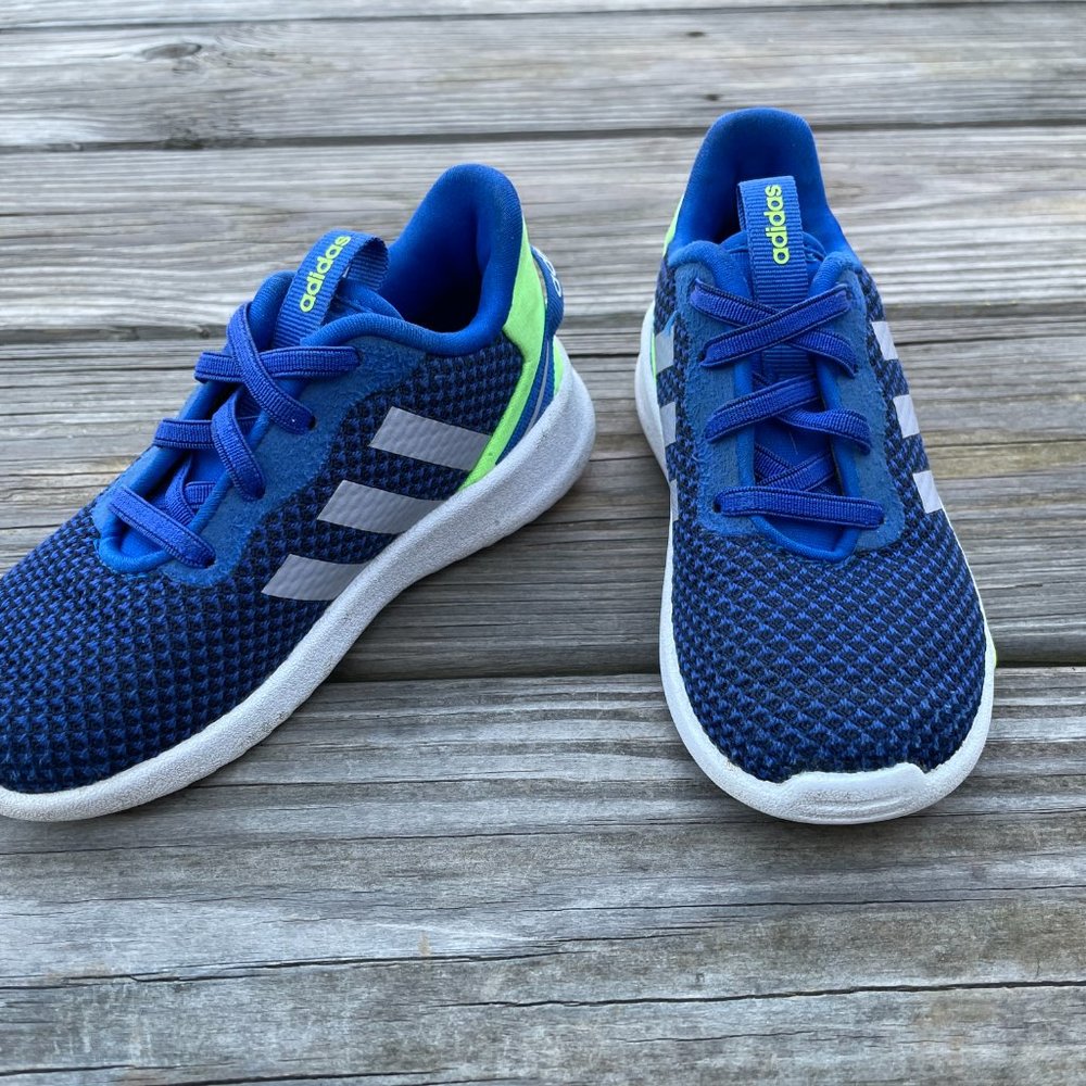 Adidas Kids Sneaker Blue Shoes size 8k - Picture 4 of 11